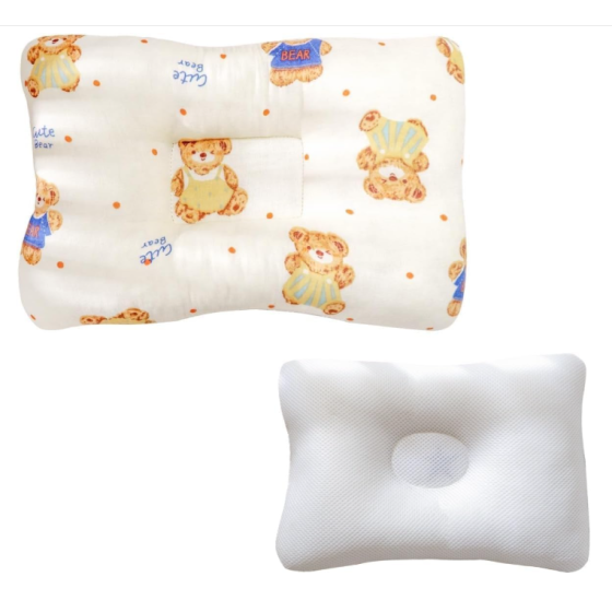 Cute pure cotton baby pillow